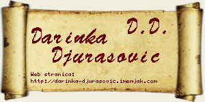Darinka Đurasović vizit kartica